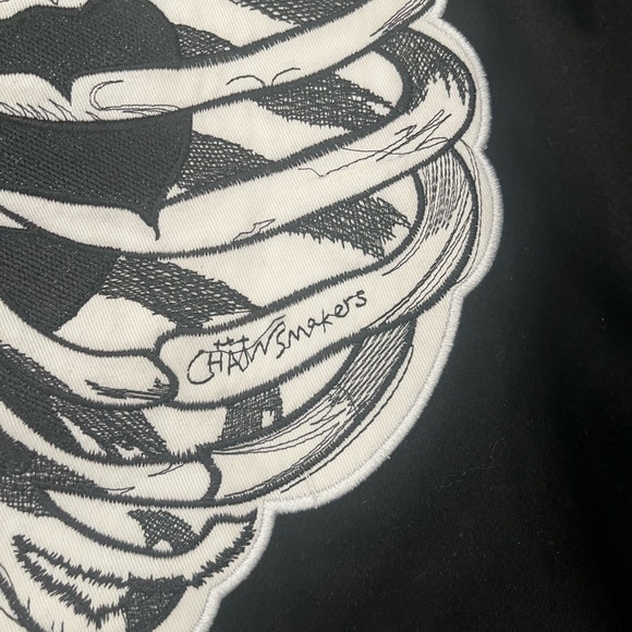 Chainsmokers 2015 Friend Zone Tour Limited Edition Letterman's Jacket Large RARE - Picture 10 of 11